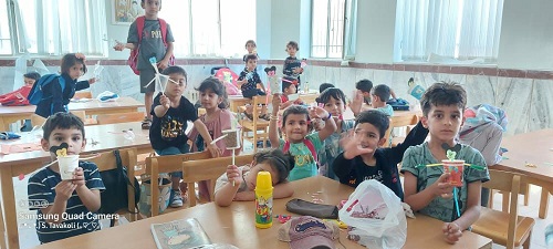 آموزش وساخت کاردستی توسط کودکان